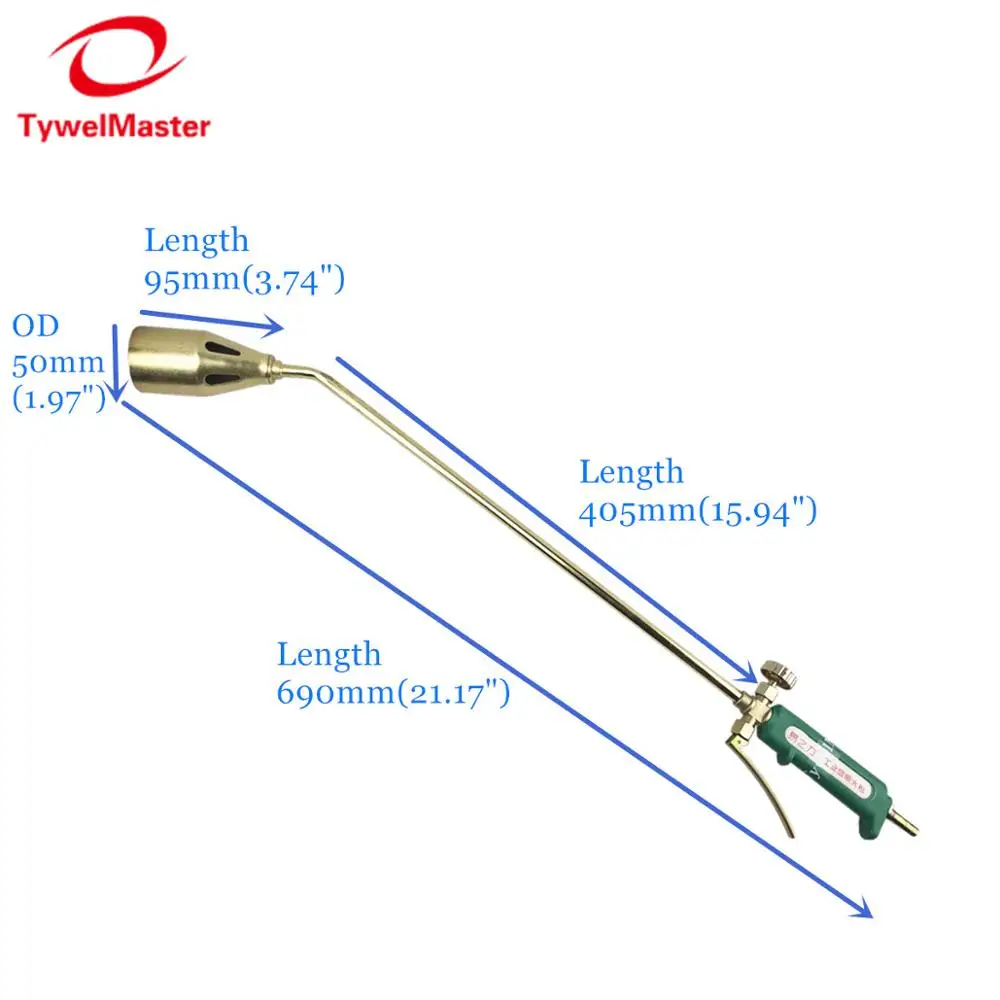 Сжиженный газ Blowtorch сорняк горелки 50 мм сопла газовые горелки Портативный сварки паяльником