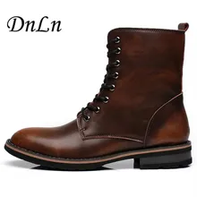 High Quality Genuine Leather Men Boots Winter Waterproof Ankle Boots Martin Boots Outdoor Working Boots Men Shoes 20D50 mycolen 2018 handmade genuine cowhide leather men winter boots high quality winter men boots business ankle martin boots for men