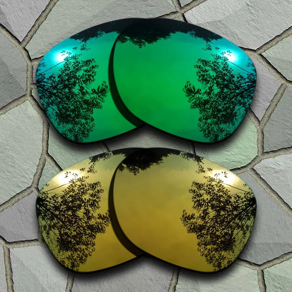 Нефритовые зеленые и желтые золотые солнцезащитные очки поляризованные Сменные