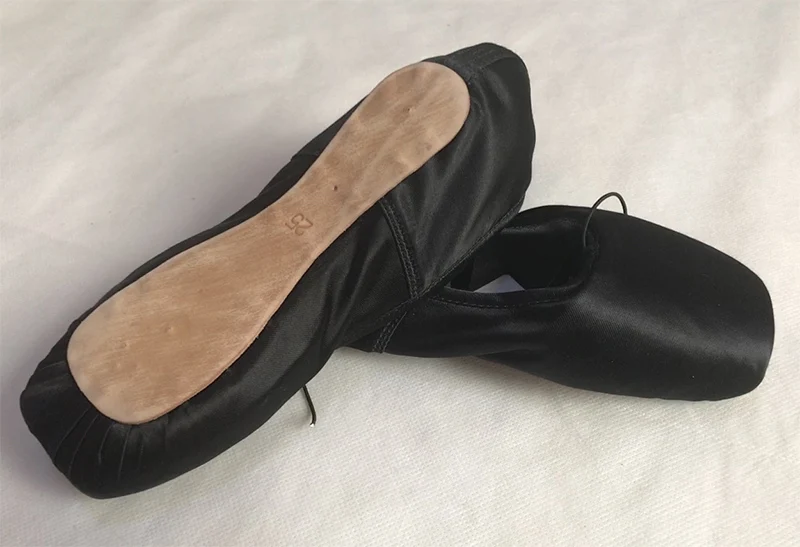 2018 горячий ребенок и балет взрослых pointe танцевальная обувь женские профессиональный черный Балетные пуанты танцевальная обувь с лентами