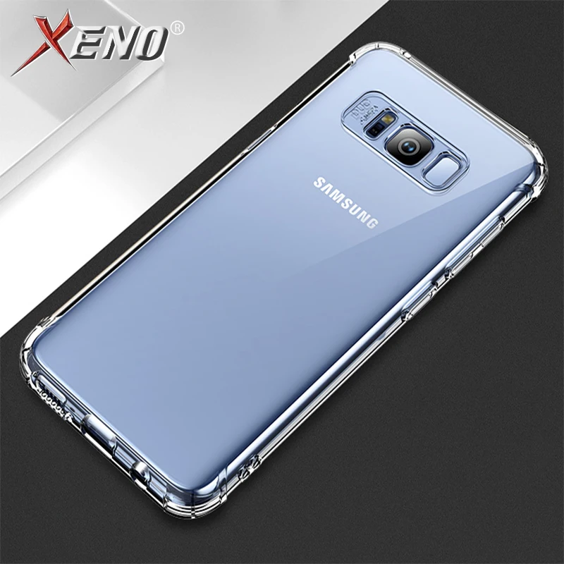 

Shockproof Phone Case For Samsung Galaxy a7 a8 2018 s10 s9 s8 plus case Soft TPU Clear Cover For Samsung s9 s10 s6 a6 note8 case