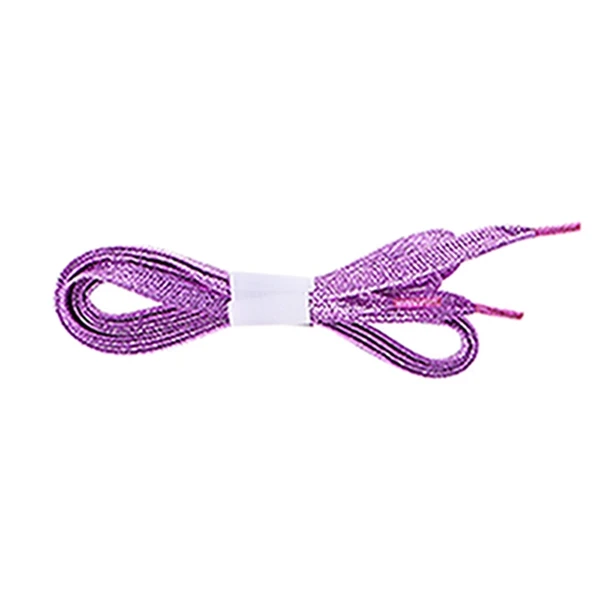 EYKOSI модные популярные унисекс цветные яркие перламутровые сверкающий шнурок для обуви шнурки для обуви разноцветные шнурки для спортивных кроссовок новое поступление - Цвет: Фиолетовый
