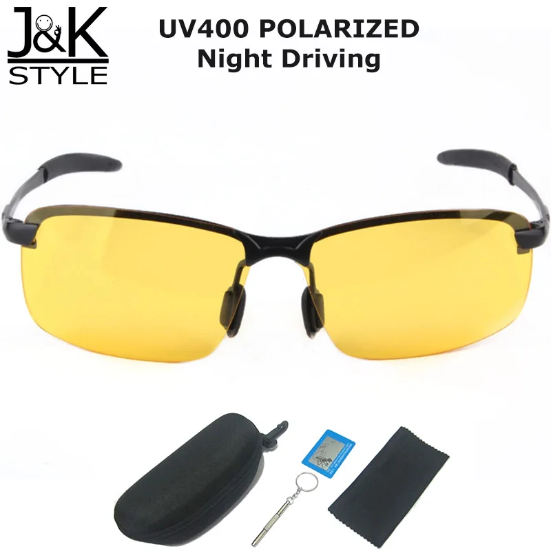 Fashion Design Polarized Yellow lens Goggles Night vision Driving