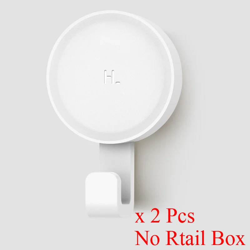 Xiaomi Mijia маленькие клейкие крючки крепкие для ванной спальни кухонные настенные крючки 3 кг Максимальная нагрузка Новое поступление - Цвет: 2 pcs without box