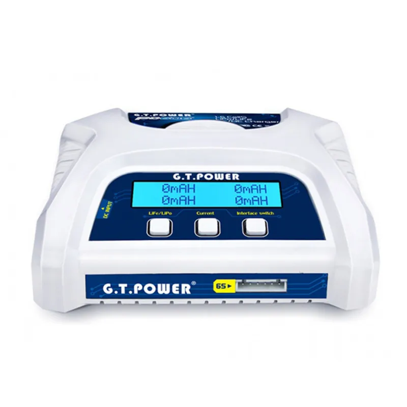 

GT Power PD606 1-6S 50W Lipo/LiFe AC/DC Paralell Balance Lipo Battery Charger with EU Plug For RC Models Toy Parts Accessories