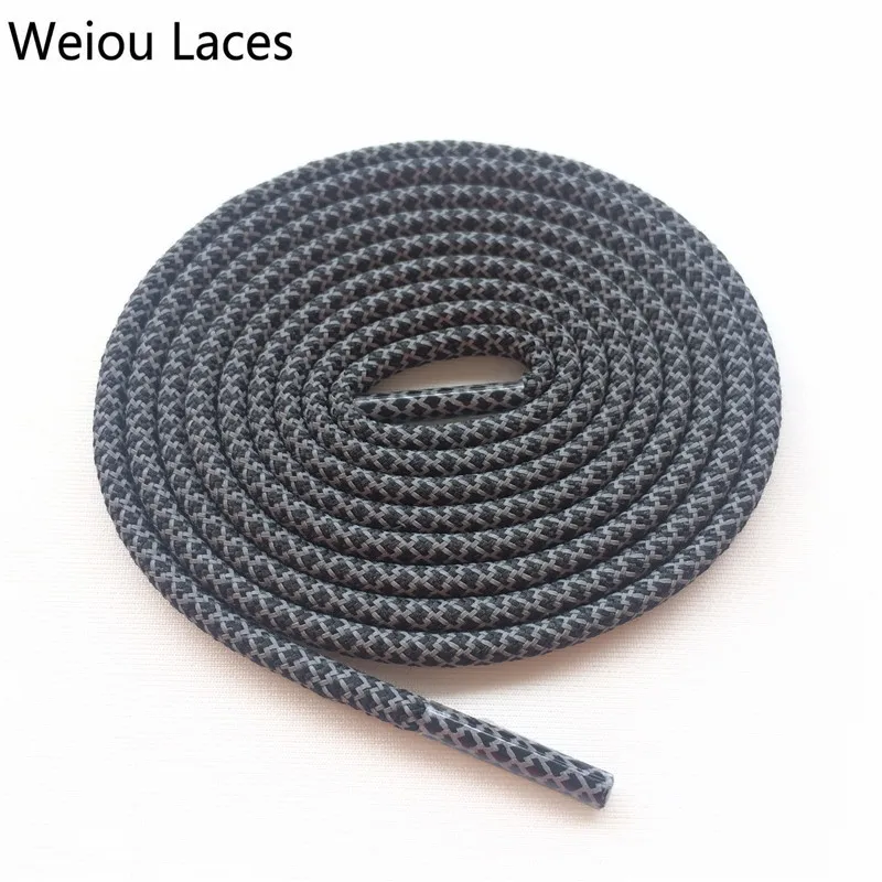 Weiou Safty 3M Reflective Round Rope Shoe Laces Sports Night Walk Running Shoestrings Adjustable For Boots Sneakers Basketball