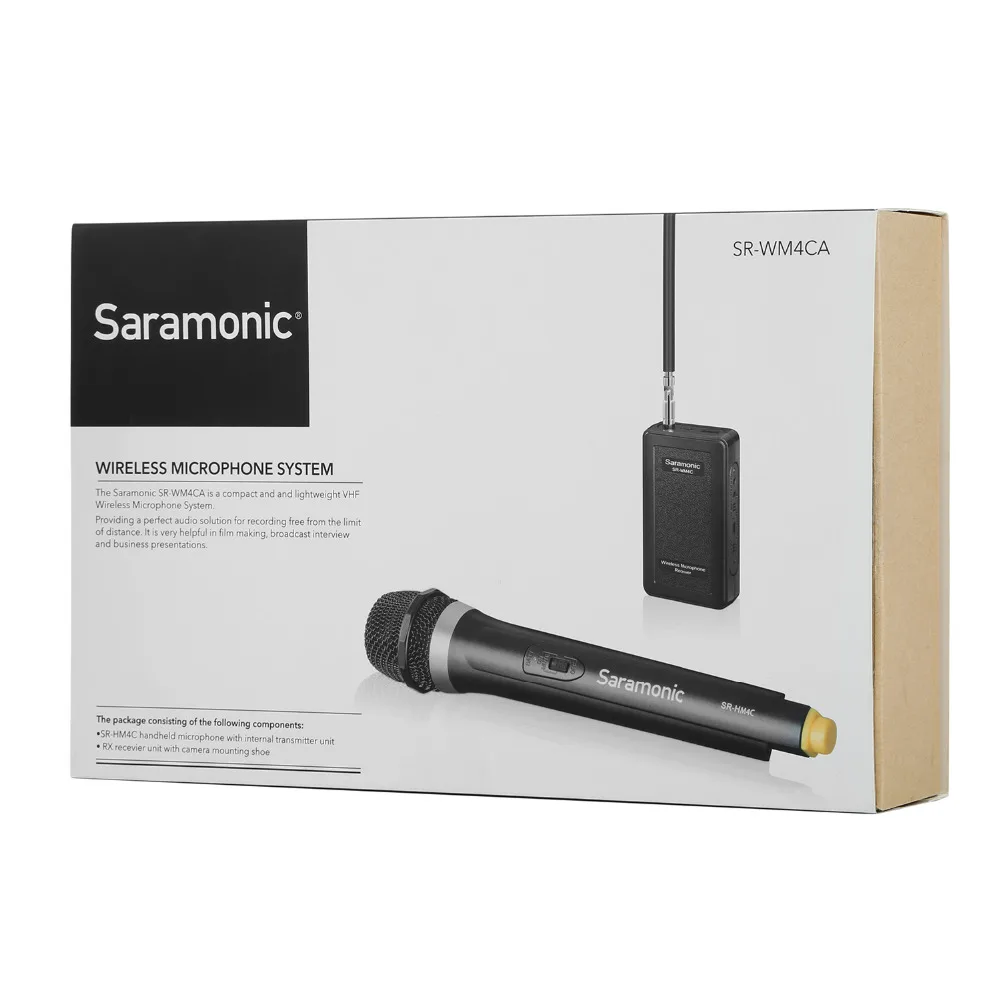 Saramonic SR-WM4CA اللاسلكية يده ميكروفون نظام لكانون نيكون سوني DSLR كاميرا كاميرا يوتيوب فيديو Livestream