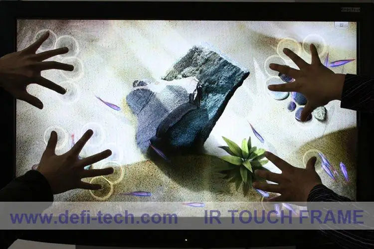 

DefiLabs Promotion! 16 points 52" Infrared Touch Screen frame, 16:9 format for advertising, multi touch screen