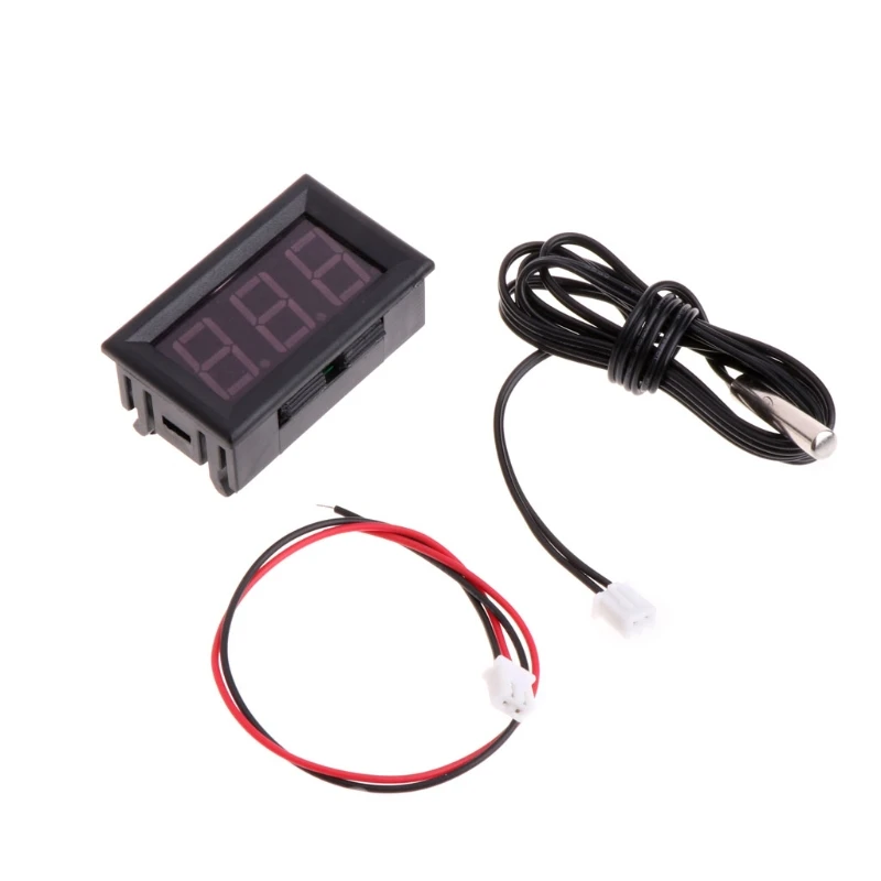 50~ 110 DC 12v цифровой светодиодный термометр для измерения температуры автомобиля