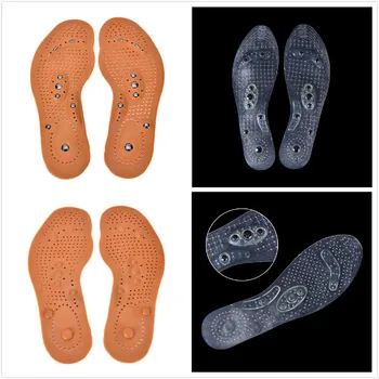 

1Pair Massage Insoles Breathable Shoes Pad Shoes Soles Accessories Inserts Magnetic Acupoint Magnetotherapy Pad 2 Colors
