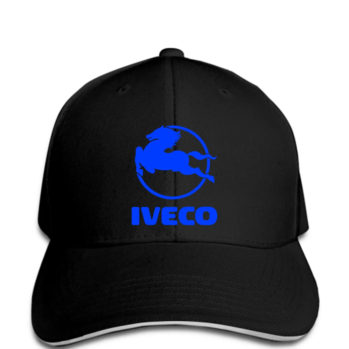 

Men Baseball cap Iveco Truck Logo White Black Graphic snapback Hat women