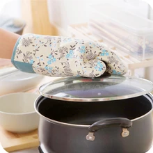 Pactical 1 шт. милый цветок Кухня кухонная принадлежность, микроволновая печь духовка изоляция Нескользящие Утепленные перчатки печь с высоким температурным режимом перчатки