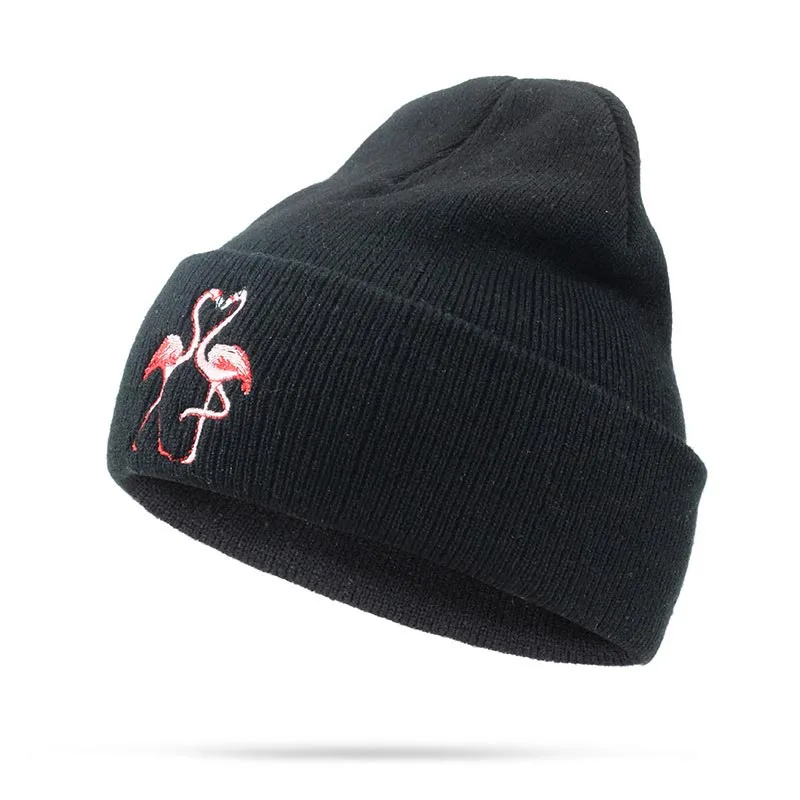

Cotton Solid Winter Fall Outdoor Mask Ski Caps Men's Women Hat Knitted Wool Rabbit's Hair Skullies Beanie Female warm Bonnet