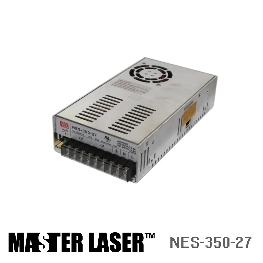 

Laser Cutting Marking Engraving Machine DIY Parts MeanWell MW NES-350-27 350W 27V Power Supply Switching Switch Power Supply