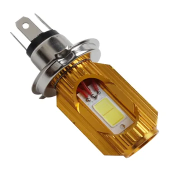 

Free shipping H4 Motorcycle Led Headlight DC 12V~80V 6W 800LM COB Light 6000K 3000K 9003 Moped Scooter Motorbike Head lamp