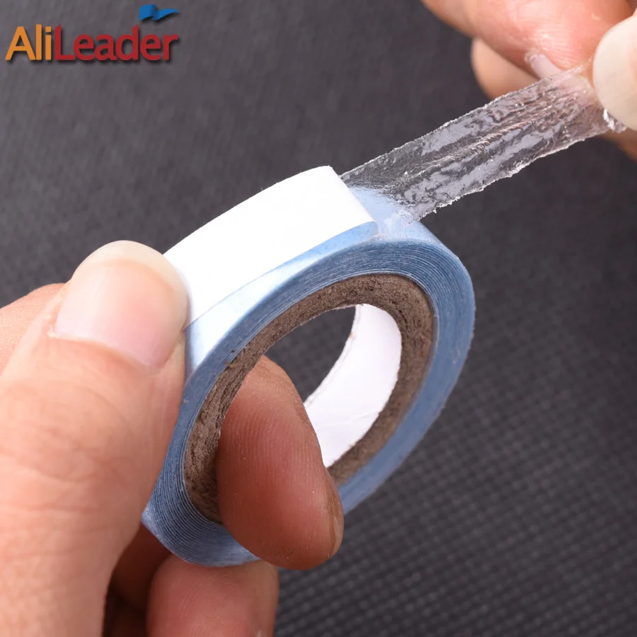 Strong 8 Weeks Ultra Hold Adhesive Tape For Hair Extensions/Wigs/Toupee, White/Blue Hair Bond Glue Walker Tape 3 6 12 36 Yards