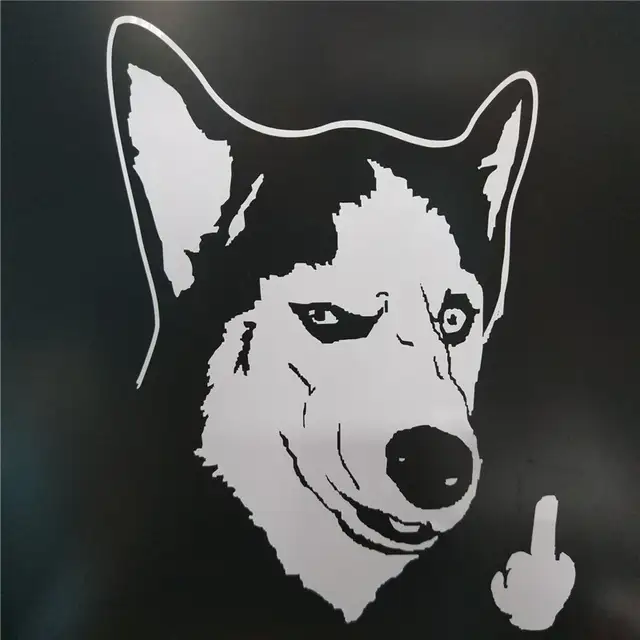 Cartoon Cute Dog Funny Sticker Diy Wallpaper Stickers Art Decor