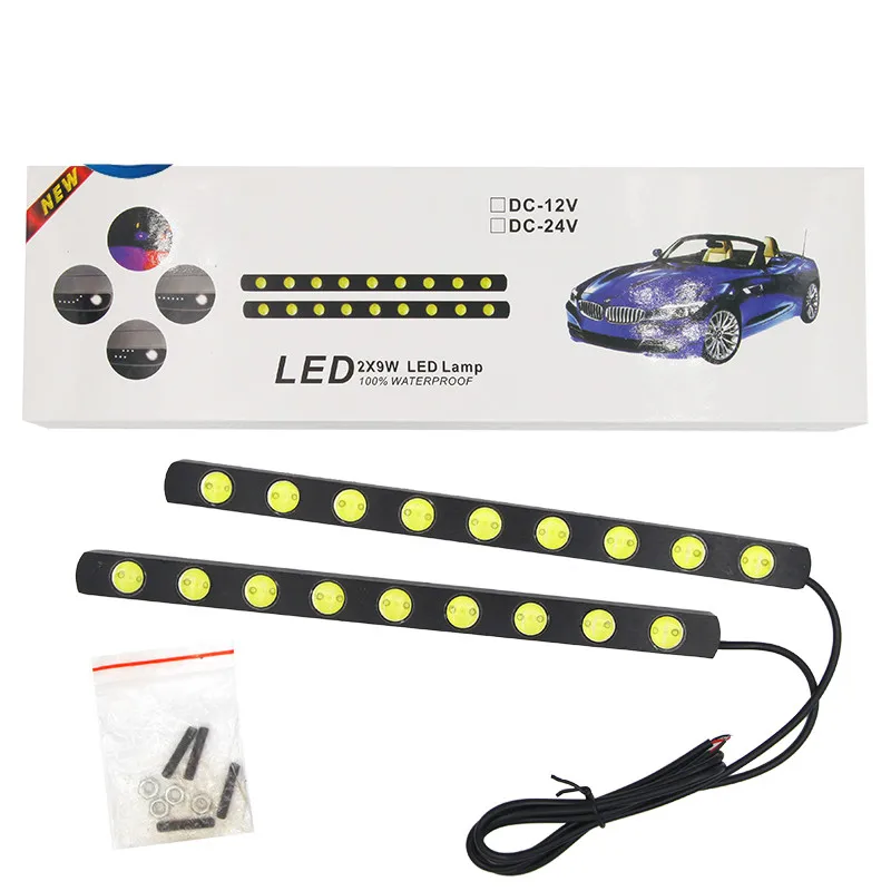 Eagle Eye LED COB 18MM 9W Car Fog Driving Light DRL Reverse Backup Lamp 12V Lot