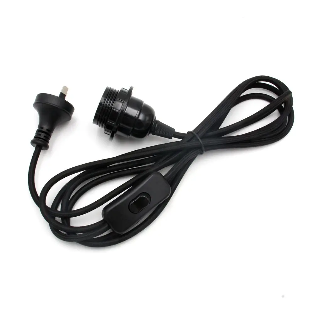 AU plug cord with e27 fittings
