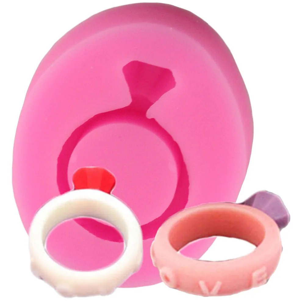 

Cake Tools 1 PC 3D Ring Silicone Mold Decorating Cupcake Topper Chocolate Gumpaste Fondant Cake Tool Mould