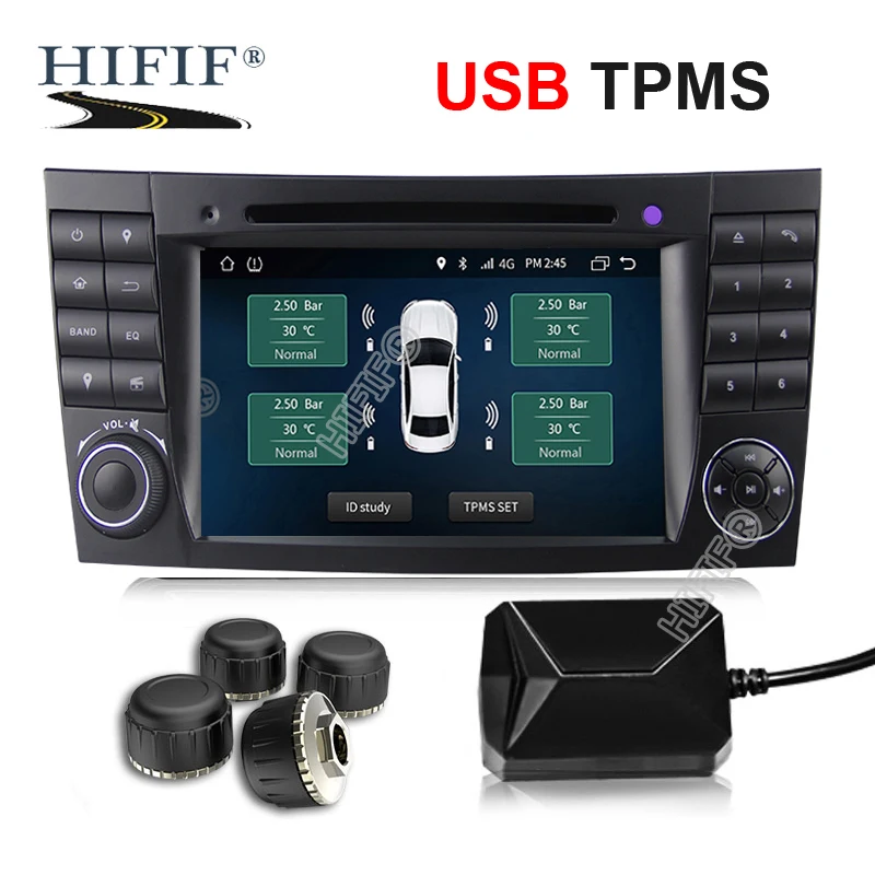 

For Android USB TPMS Car Tire Pressure Monitoring System Car Tire Diagnostic-tool with Mini External Sensor