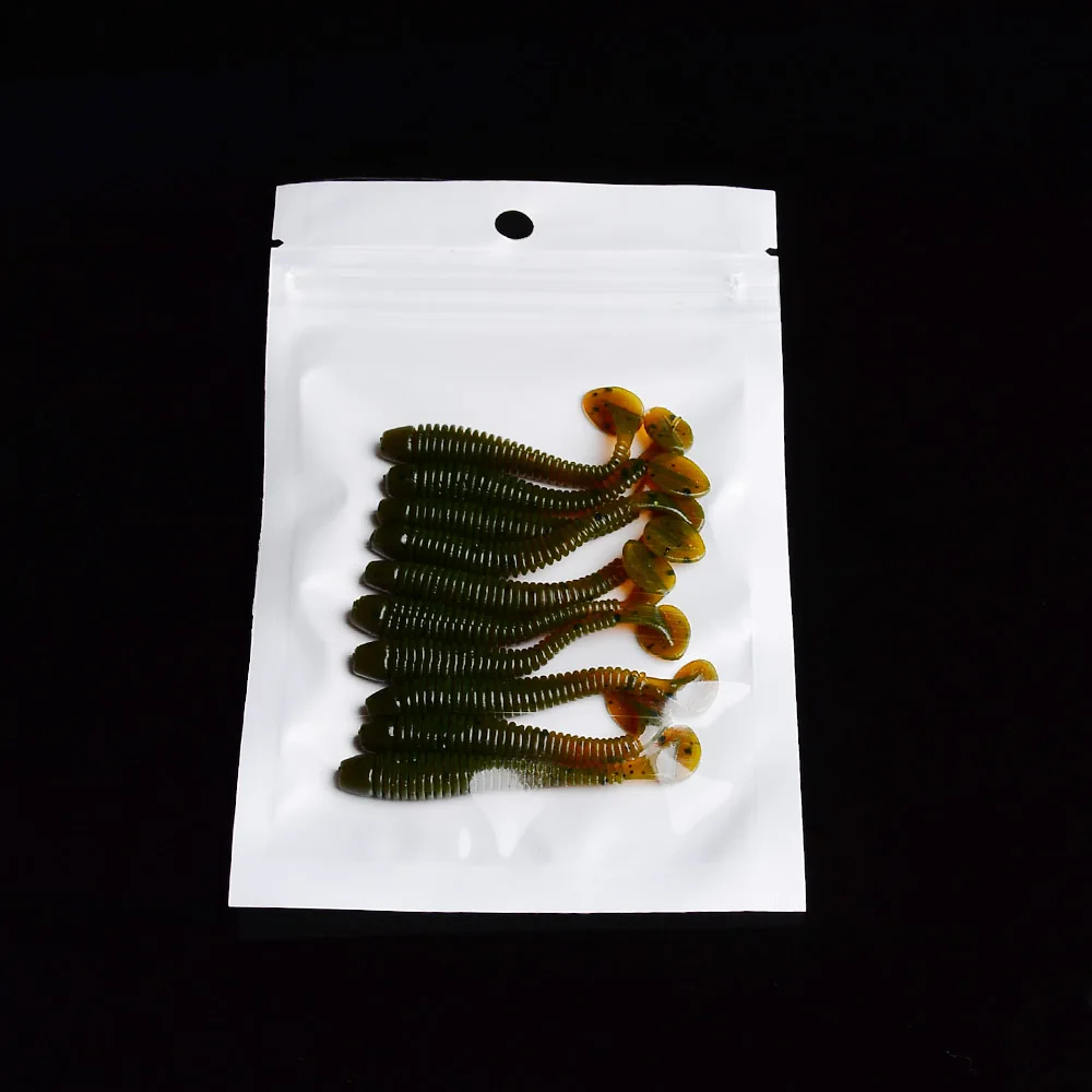 250 pack 4,2 см 0,6g искусственные мягкие приманки червь Swimbaits приманки 10 цветов Силиконовые T хвост приманку нахлыстом приманки