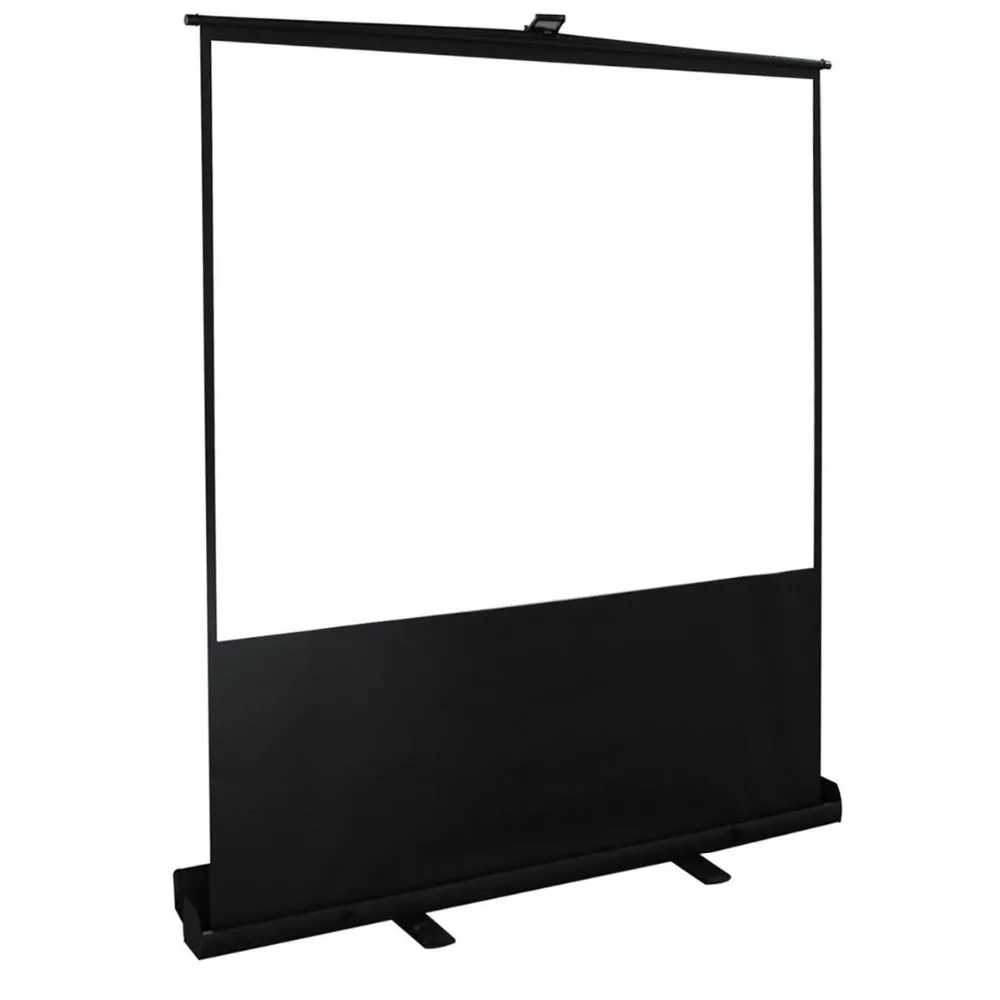 80'' Mobile professional Pull up Floor Projector Projection Screen with