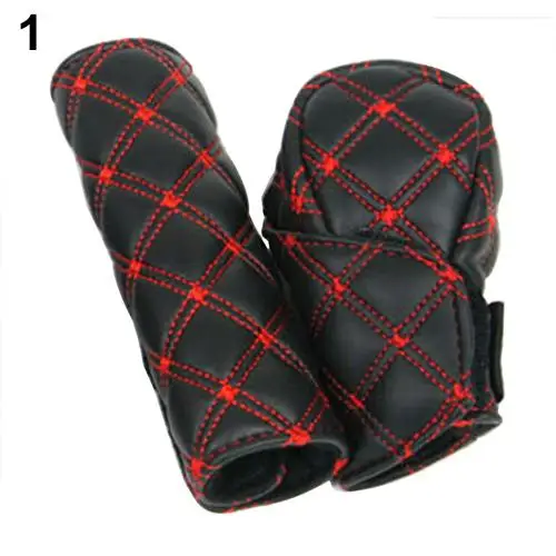 

Car Faux Leather Shift Knob Cover Hand Brake Cover Gear Shift Knob Cover Hand Brake Cover Sleeve 2 in 1 Set