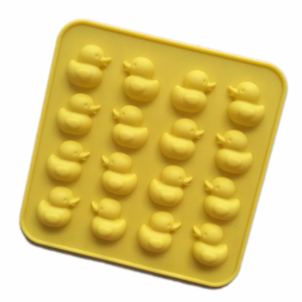 

Silicone Chocolate Molds Candy Molds Ice Cube Tray Shape Duck for DIY Chocolate Jelly Candy Pudding Cookie Baking Tools