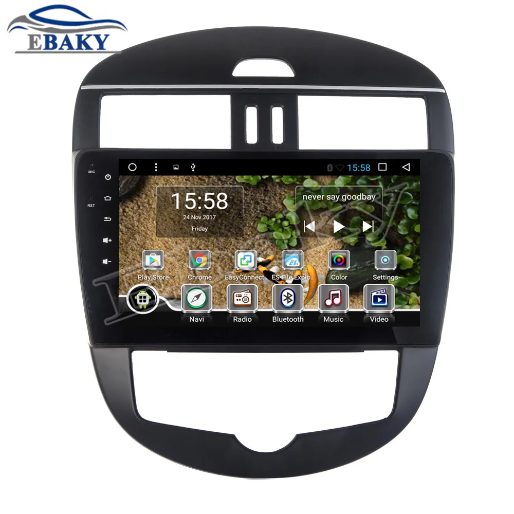 Flash Deal NaviTopia 10.1inch 1GB/2GB Quad Core/Octa Core Android 7.1/8.1 Car DVD Radio for Nissan Tiida H 2011 2012 2013 2014 2015 GPS 1