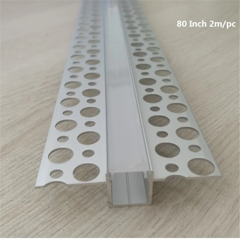 Cheap 5-30pcs/lot 80inch 2m embedded led aluminium profile,10mm pcb strip tape light flat edge invisible linear channel for wall /ceil Cheap 5-30pcs/lot 80inch 2m embedded led aluminium profile,10mm pcb strip tape light flat edge invisible linear channel for wall /ceil