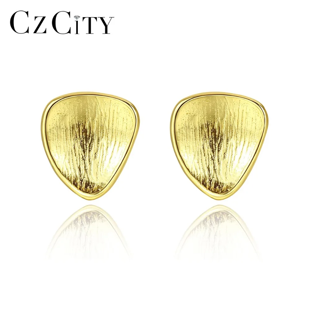 CZCITY Small Shell/дизайн серьги со шпилькой для женщин модный Бохо матовый ежедневного