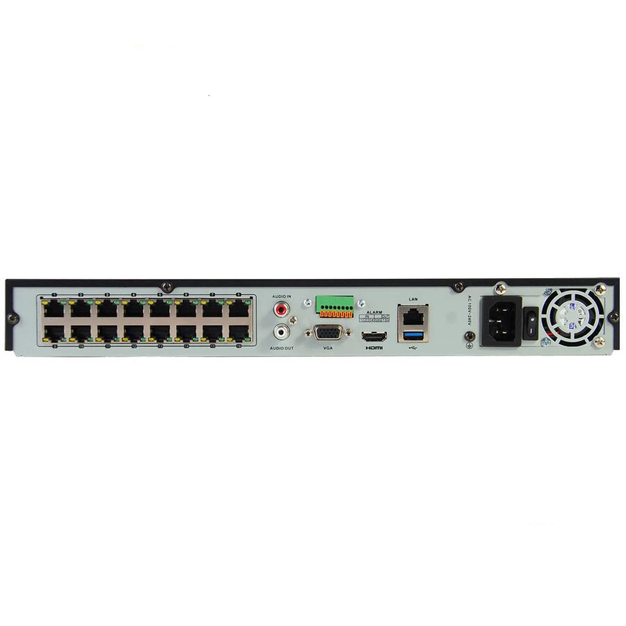 Мегапиксельная 4K IP NVR cctv видео рекордер 16ch poe DS 7616NI i2/16 P видеокамера сетевая для