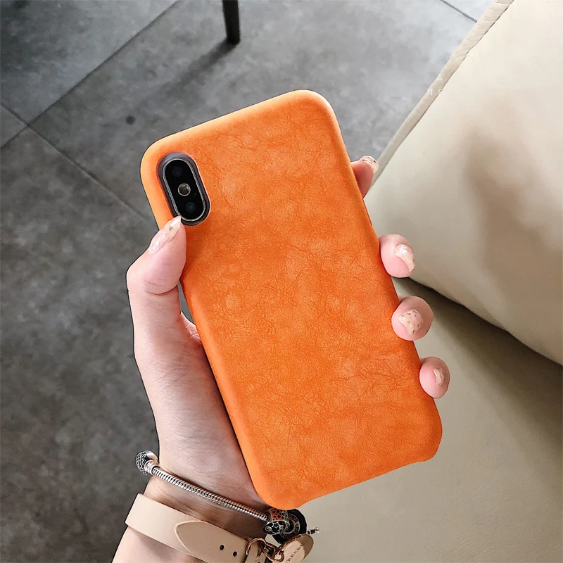 Smooth Suede phone Case For iphone XS Max XR XS for iphone 7 8 6 6s