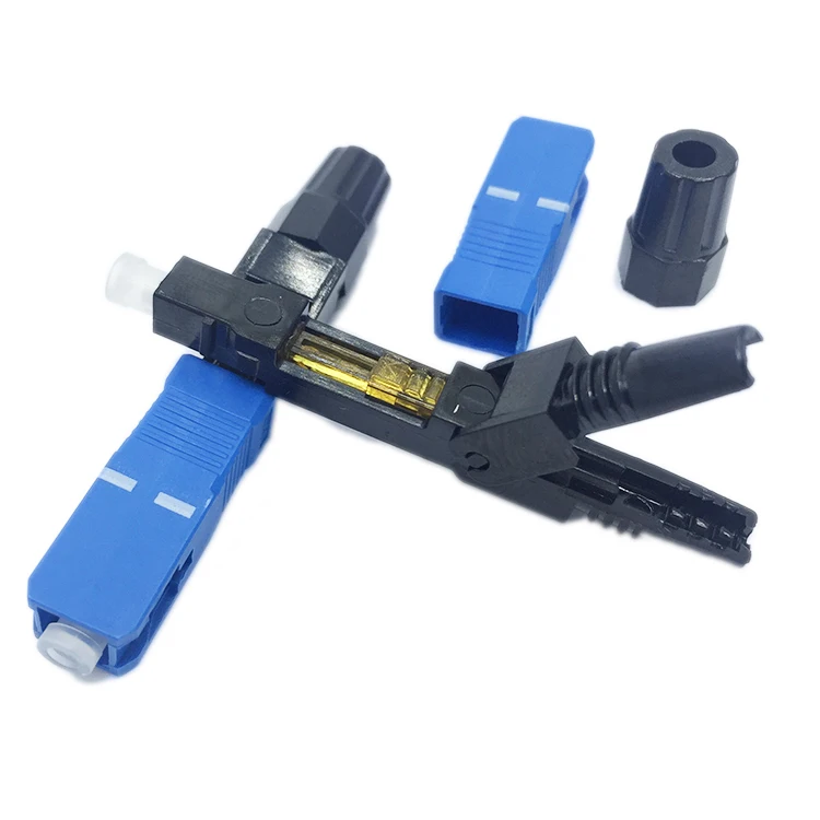 

200 Pieces SC UPC Fiber Optical Connector 55mm SM Single Mode FTTH for Fiber Adapter Fiber Tool