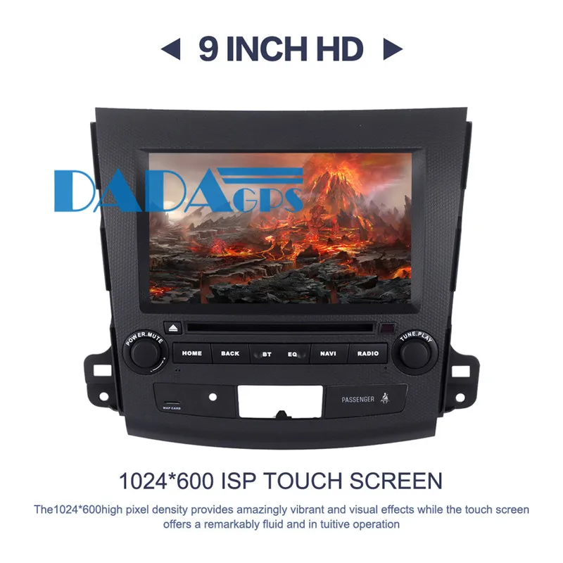Top 2DIN Android 8.0 7.1 Car DVD Player GPS Navi For Mitsubishi Outlander 2006-2012 for Peugeot 4007 Radio Audio Stereo Multimedia 10