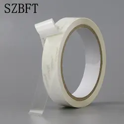 SZBFT 0.5CM-1 см X 10 м сильный ультра тонкий прозрачный ПЭТ высокой температуры двусторонняя клейкая лента бумажная