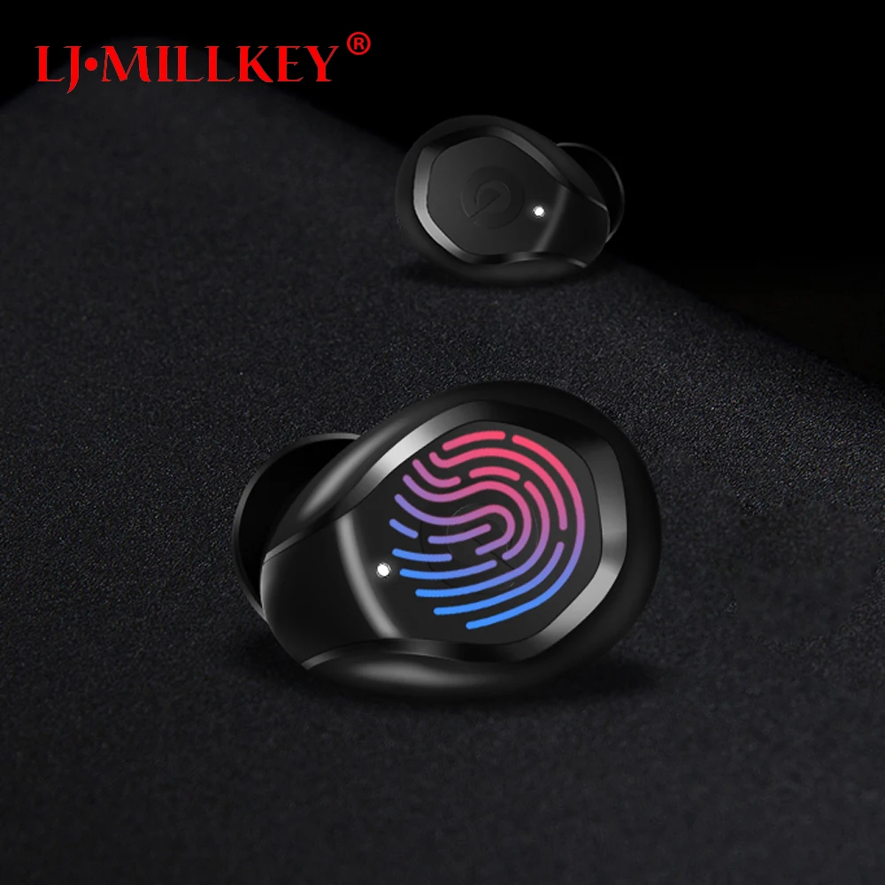 

Bluetooth 5.0 Touch Control Hifi Earphone with Mic TWS Wireless Earbuds Stereo Microphone for Phone With Charger Box YZ207