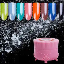 6 мл алмазный белый жемчуг Порошковые блестки жемчужный блеск ногтей пигмент хромированная пудра пигменты DIY маникюр Дизайн ногтей украшения