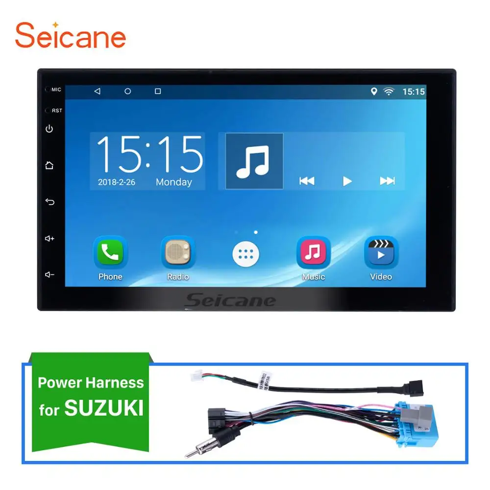 Seicane 2Din Android 8,1 7 дюймов Универсальное автомобильное радио для NISSAN TOYOTA KIA VW hyundai Suzuki Honda RAV4 Солнечный YARIS COROLLA VIOS - Цвет: for Suzuki cable