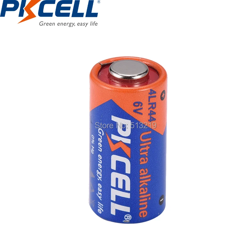 Аккумуляторные щелочные батареи PKCELL 4LR44 6 в 40 шт. 4A76 A544V 4034PX PX28A L1325 4AG13 544 для
