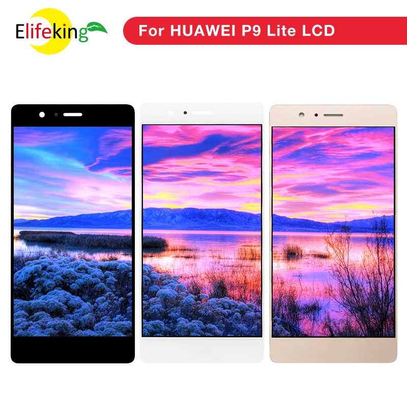 5,2 '' ЖК-дисплей для HUAWEI P9 Lite экран с рамкой для HUAWEI P9 Lite ЖК-vns-L31 VNS-L21 L22 L23 Замена