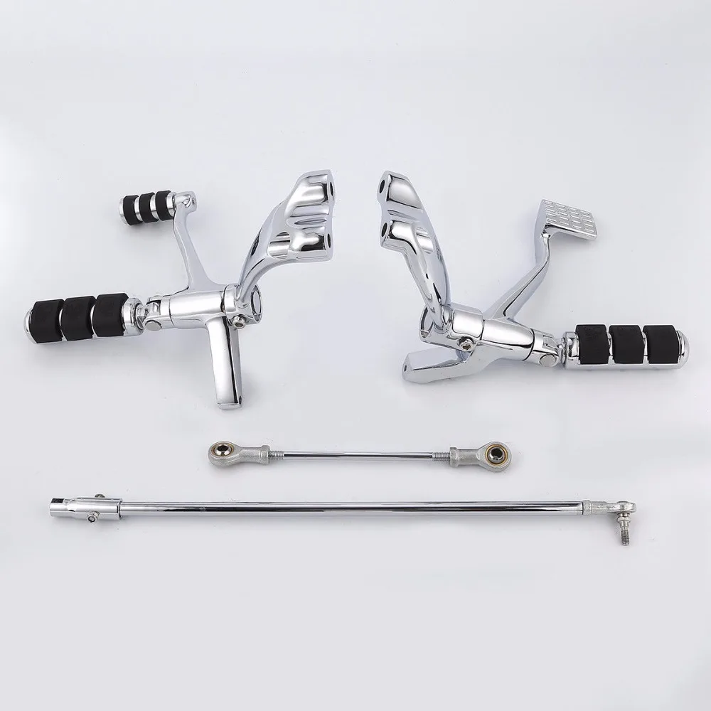 

Motorcycle Forward Controls Complete Kit Pegs Levers Linkage Foot Rests For Harley Sportster XL 883 1200 2014-2018