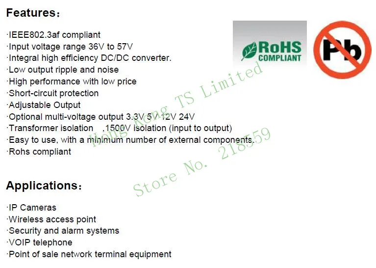 RT9400 3,3 V/5 V/12 V/24 V RT9400 13 W модуль порта вызова RT9400 модуль питания