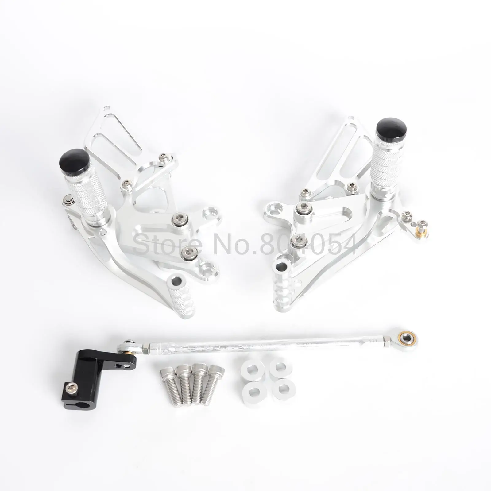 

Racing CNC Silver Foot Control Adjustable Rearset Foot Peg Rear Sets For Honda CBR954 CBR954RR 2002 2003