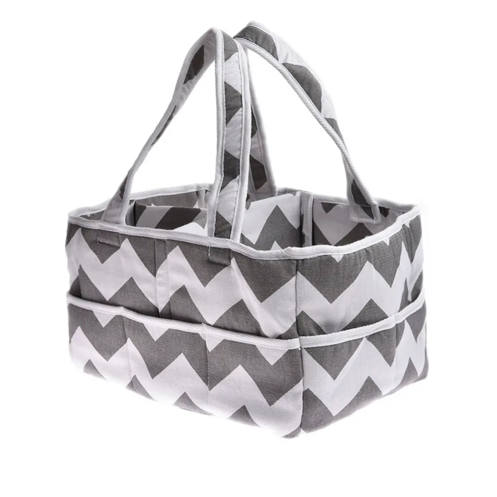 New 1pc Diaper Basket Portable Cotton Washable Baby Diaper Bag washable