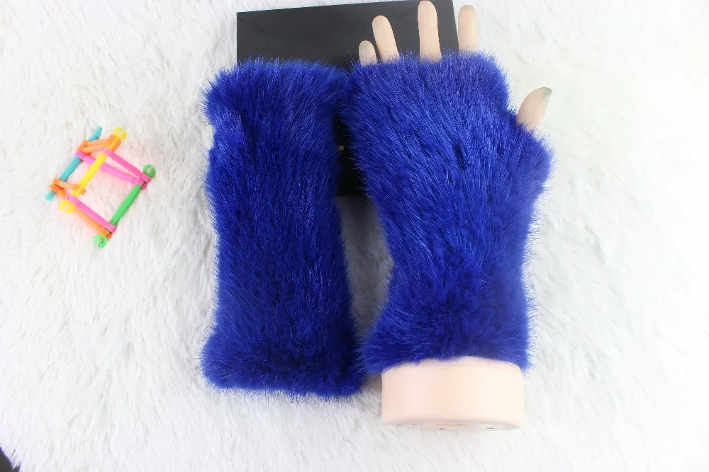 Linhaoshengyue зимний мех норки Перчатки для женщин Цветной норки перчатки 20 см 30 см 40 см