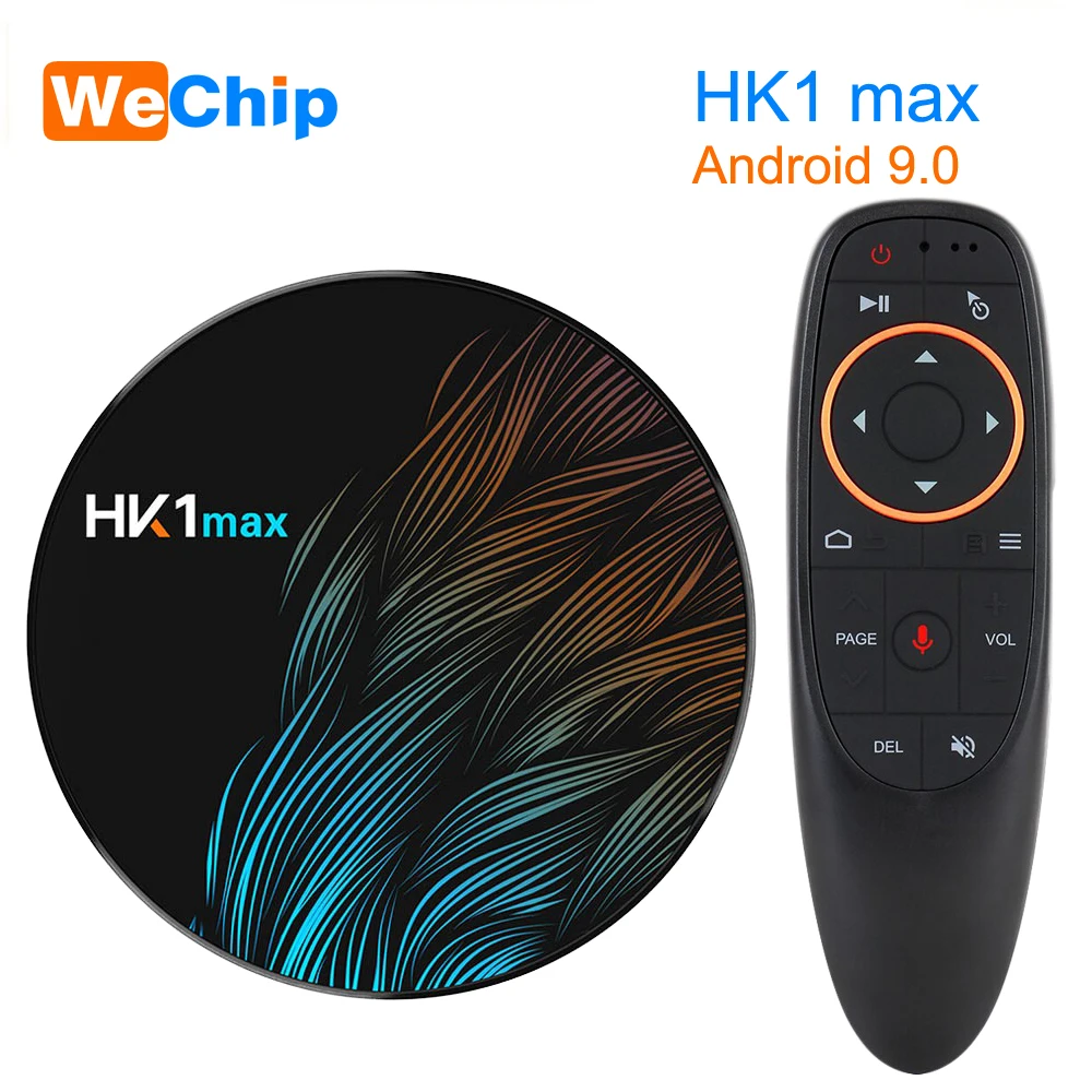 ТВ приставка HK1 MAX RK3318 Android 9 0 4 ГБ 64 1080p BT 4K 2 4G + Wi Fi поддержка Google Play Store Netflix Youtube