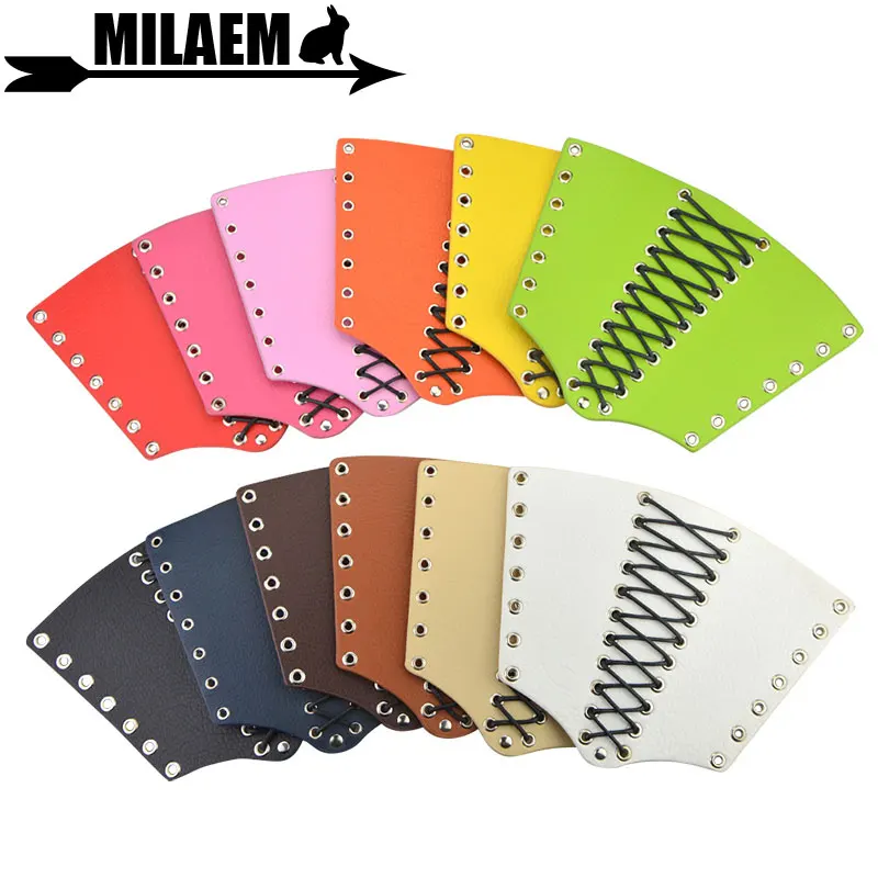 

1pc Archery Arm Guard Protection Arm Safe Adjustable PU Leather Cover Straps Outdoor Hunting Shooting Accessories