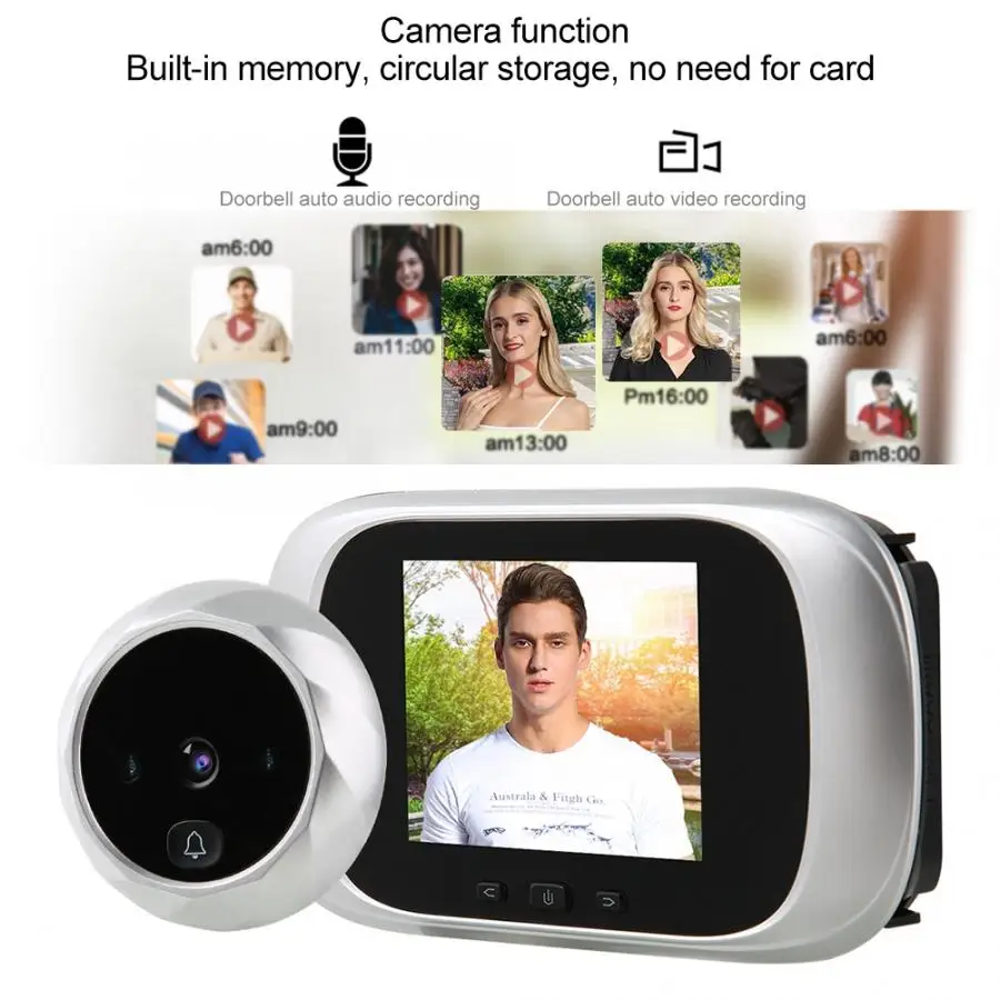 

2.8 inch LCD Smart Digital Door Security Viewer 90degree Wide Angle HD Camera Monitor